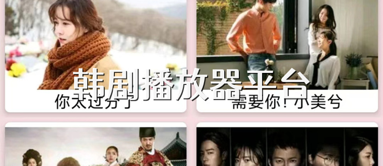 韩剧播放器平台