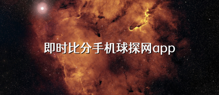 即时比分手机球探网app