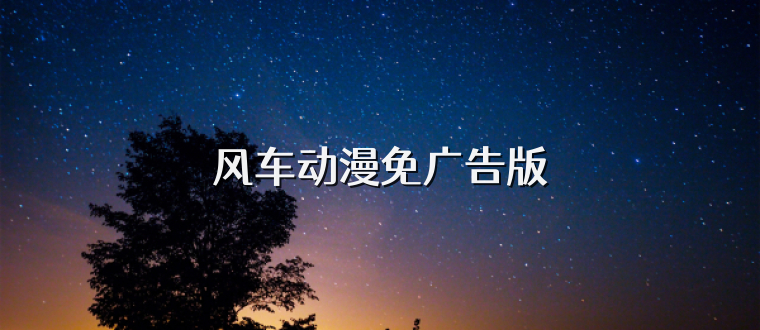 风车动漫免广告版
