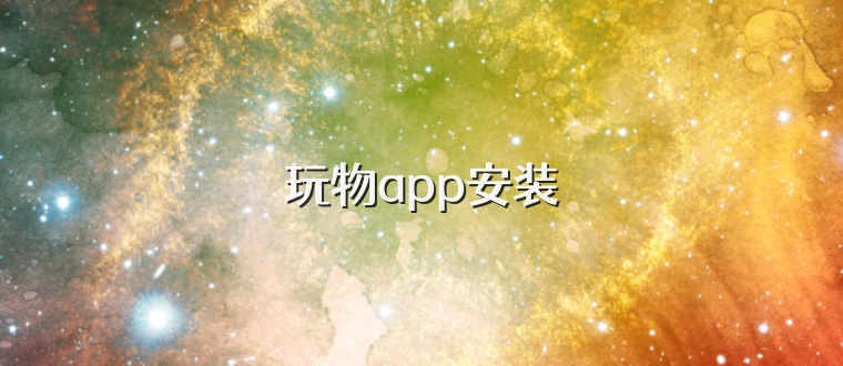 玩物app安装