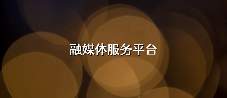 融媒体服务平台
