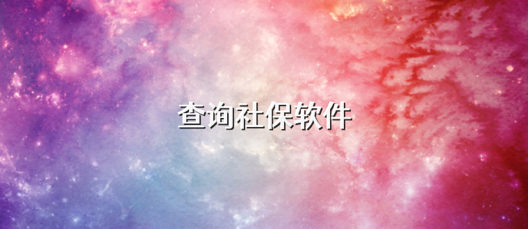 查询社保软件