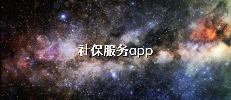 社保服务app