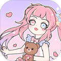 长发女孩化妆