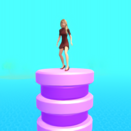  女孩与塔游戏
